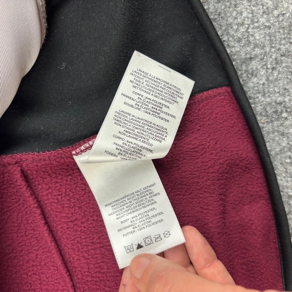 COLUMBIA Women’s Titanium Maroon/Black Fleece Vest Size: Large - Picture 6 of 8